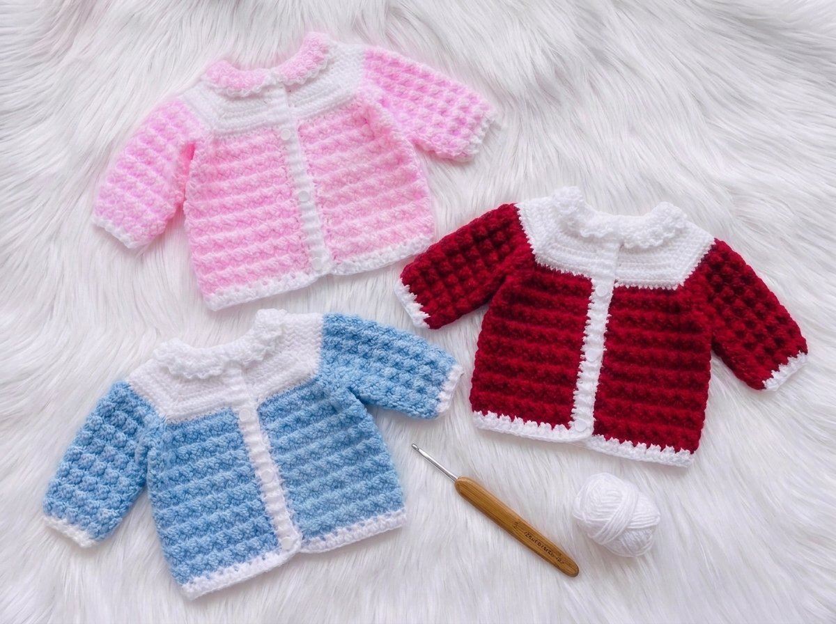 Baby Cardigan Crochet Pattern