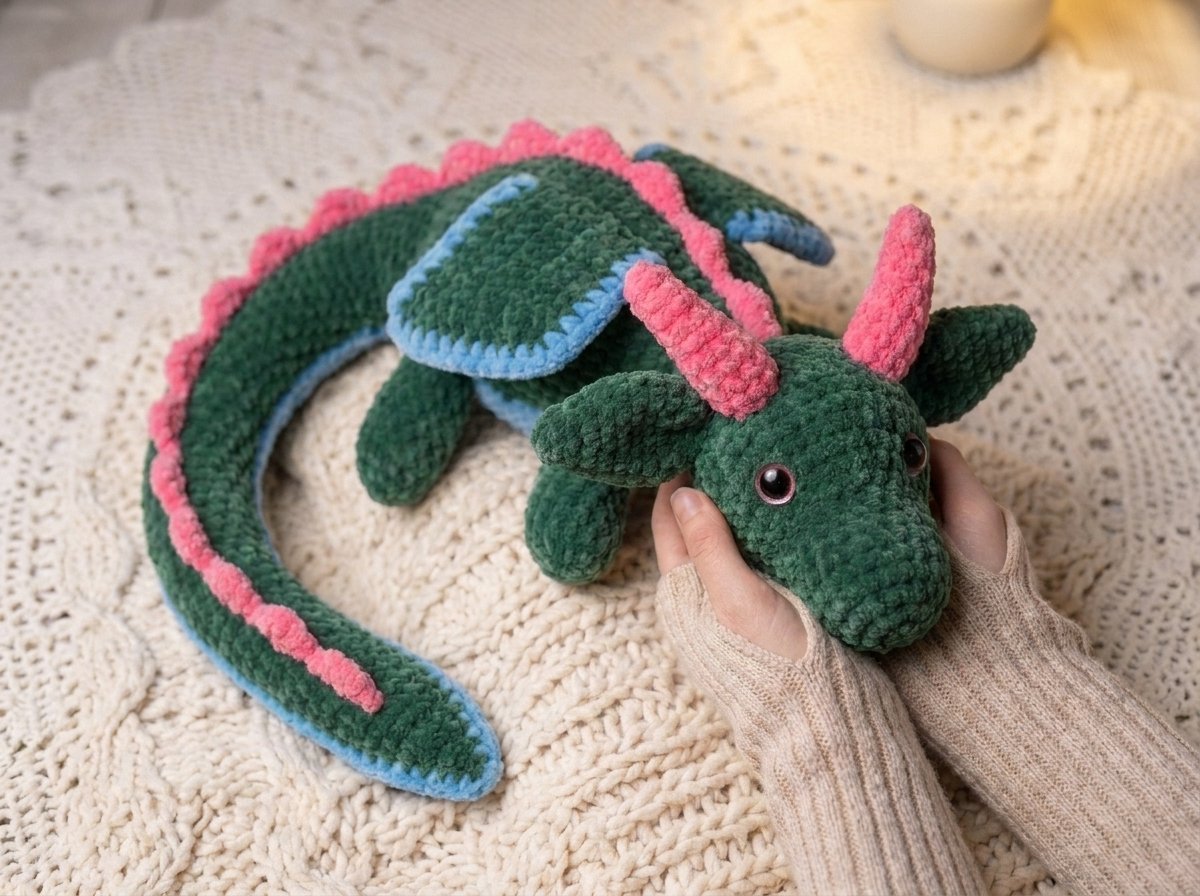 Crochet Dragon Plushie Pattern