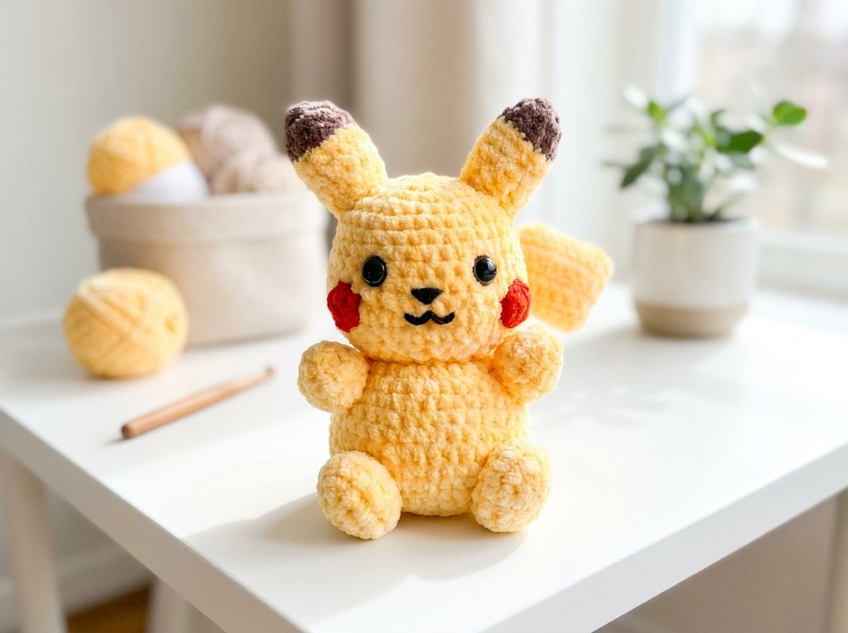 Adorable Crochet Pikachu — Free Amigurumi Pattern
