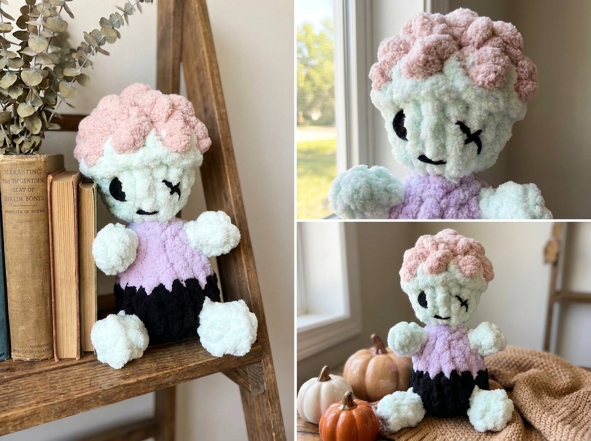 Chunky Yarn Zombie Crochet Pattern