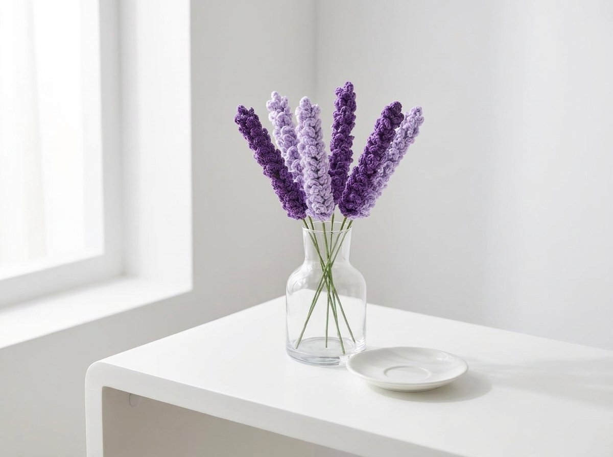 How to Crochet Lavender Flowers