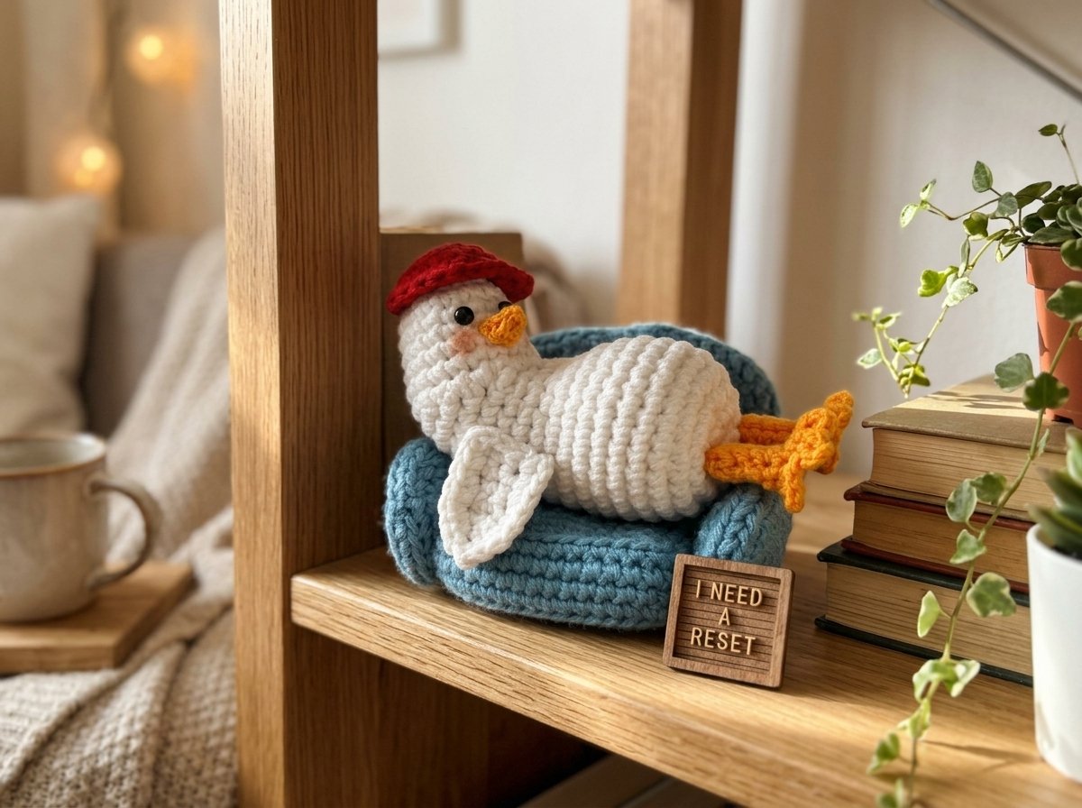 How to Crochet a Duck “I Need a Reset”
