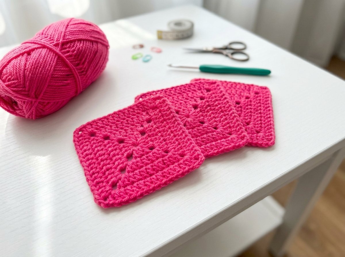 How to Crochet a Solid Granny Square