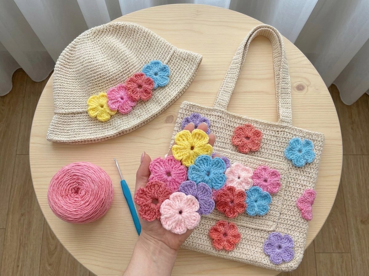 Quick & Easy Crochet Flower Pattern (No Magic Ring)