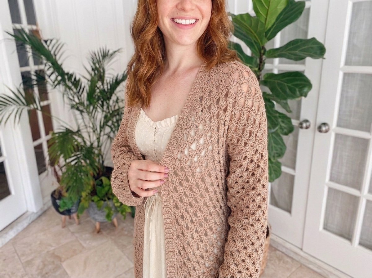 Regency Triangle Crochet Cardigan Pattern